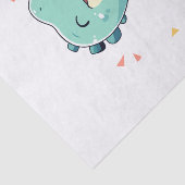 Kinder Dino Mite! Niedlich Dinosaurier Geburtstag Seidenpapier (Ausschnitt)