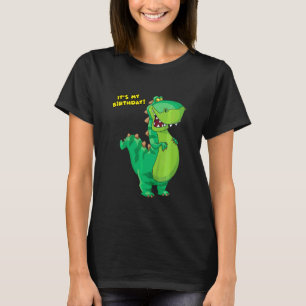 Kinder Dino Rex Geburtstagsparty Dinosaur Thema Gi T-Shirt