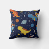 Kinder Dinos, Weltraumdinosaurier Kissen (Rückseite)