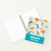 Kinder Dinosaur auf Reisen | Kinderskizze Notizblock (Innenseite)