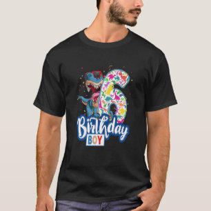 Kinder Dinosaur Geburtstagsidee für Kinder ich bin T-Shirt