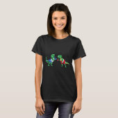 Kinder Dinosaurier Boxen T Rex T-Shirt Geschenk Ha (Vorne ganz)