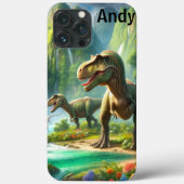 Kinder Dinosaurier Case-Mate iPhone Hülle (Rückseite)