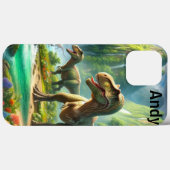 Kinder Dinosaurier Case-Mate iPhone Hülle (Rückseite (Horizontal))