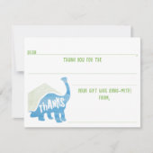 Kinder Dinosaurier Geburtstag füllen in der Blank Mitteilungskarte (Vorderseite)