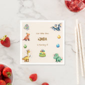 Kinder Dinosaurier Geburtstagsfeier Serviette (Beispiel)