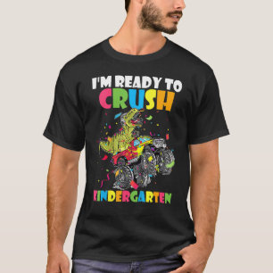 Kinder Dinosaurier Ich bin bereit Kindergarten Tru T-Shirt