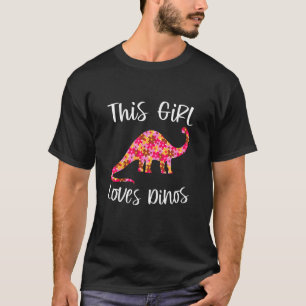 Kinder Dinosaurier Kinder Niedliche Dino Dieses Mä T-Shirt