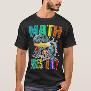Kinder Dinosaurier MATH Vibes nur für Kinder nach  T-Shirt