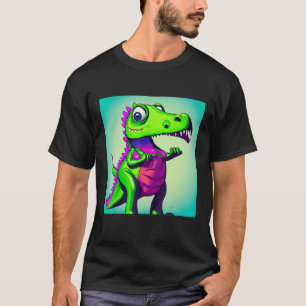 Kinder Dinosaurier Niedlich Dinosaur Grafik Geburt T-Shirt
