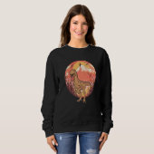Kinder Dinosaurier Raptor Velociraptor Sweatshirt (Vorne ganz)