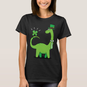 Kinder-Dinosaurier-St.-Patricks-Tag-Shamrock-Shirt T-Shirt