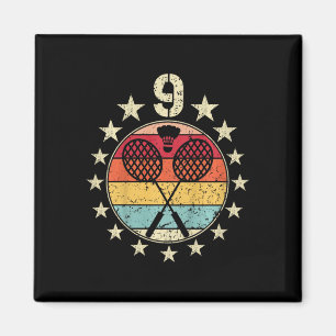 Kinder Dminton Geburtstag 9 Jahre Junge Dminton 9. Magnet