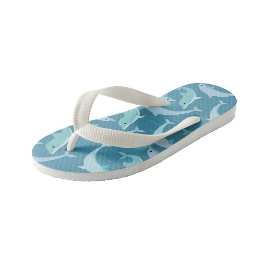 Kinder Dolphin Flip Flops Kinderbadesandalen (Schrägansicht)