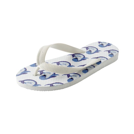 Kinder Dolphin Flip Flops Kinderbadesandalen (Schrägansicht)