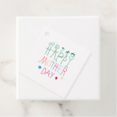 Kinder Doodle glücklich Muttertag Geschenkanhänger (Beispiel)