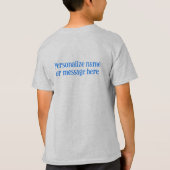 Kinder Doodle Hund T - Shirt (Rückseite)