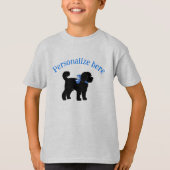 Kinder Doodle Hund T - Shirt (Vorderseite)