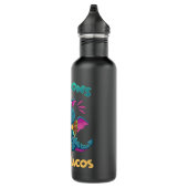 Kinder Drachen mit Flügeln Liebe Tacos Funny Drago Edelstahlflasche (Rechts)