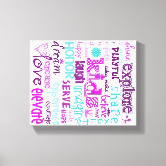 Kinder druckbare Pasteten auf Leinwand (Vorderseite)