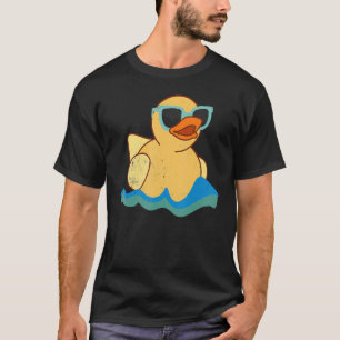 Kinder Duck Liebe zum Schwimmen T-Shirt