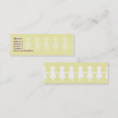 Kinder - dünn mini visitenkarte (Vorne/Hinten)