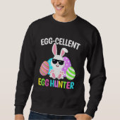 Kinder Eggcellg Egg Hunt Ostern Bunny Toddler Boys Sweatshirt (Vorderseite)