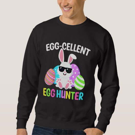 Kinder Eggcellg Egg Hunt Ostern Bunny Toddler Boys Sweatshirt (Vorderseite)