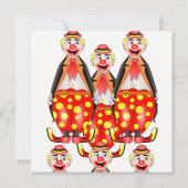 Kinder Einladungskarten zum Geburtstag (Rückseite)