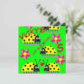 Kinder Einladungskarten zum Geburtstag (Stehend Vorderseite)