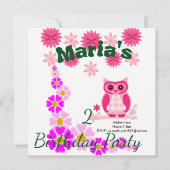 Kinder Einladungskarten zum Geburtstag (Vorderseite)