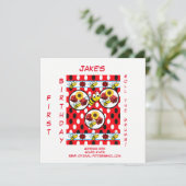 Kinder Einladungskarten zum Geburtstag (Stehend Vorderseite)