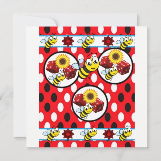 Kinder Einladungskarten zum Geburtstag (Rückseite)