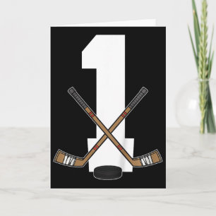 Kinder Eishockey Kinder Kleinkind Jungen 1. Geburt Karte