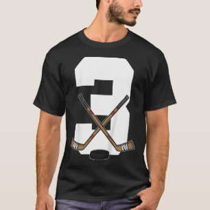 Kinder-Eishockey Kinder Kleinkind Jungen 3. Geburt T-Shirt