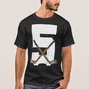 Kinder-Eishockey Kinder Kleinkind Jungen 5. Geburt T-Shirt