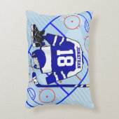 Kinder Eishockey Schlafzimmer und En Suite Kollekt Dekokissen (Vorderseite(Vertikal))