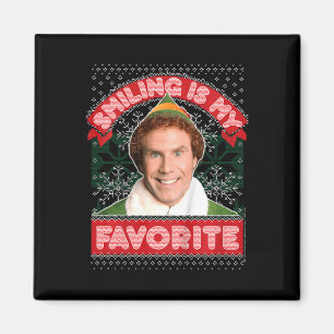 Kinder Elf Buddy lächeln ist mein liebstes Weihnac Magnet