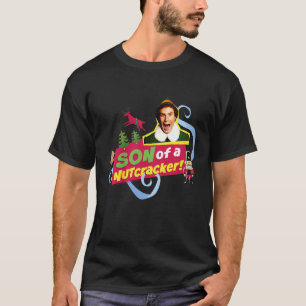 Kinder Elf Buddy Sohn eines Nutcracker-Textbanners T-Shirt