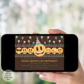 Kinder Emoji Fun Faces und Balloons Geburtstagspar Einladung