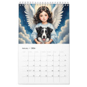 Kinder Engel und Niedliche Tiere. 2024 Kalender (Jan 2026)