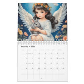Kinder Engel und Niedliche Tiere. 2024 Kalender (Feb 2026)