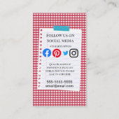 Kinder Englisch Tutor Zuhause Lerntests Visitenkarte (Rückseite)