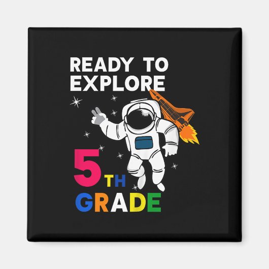 Kinder entdecken 5. Klasse Astronaut zurück Magnet (Vorne)
