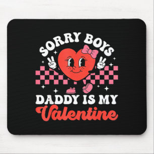 Kinder entschuldigung Jungen Papa mein Valentinsta Mousepad