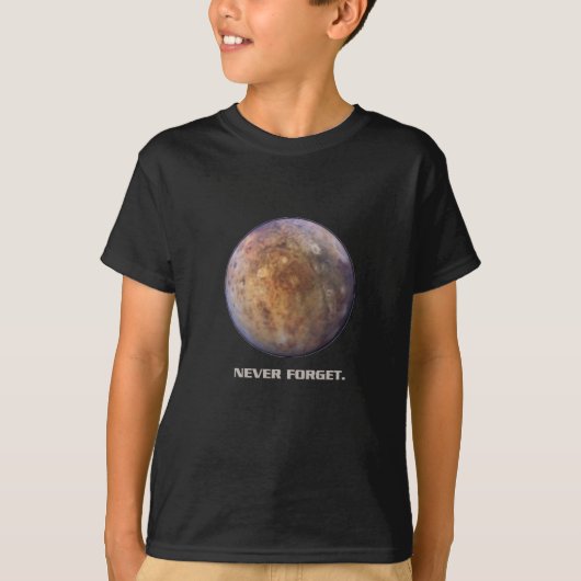 Kinder erinnern sich an Pluto-T - Shirt (Vorderseite)
