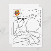 Kinder Erntedank Postkarte (Vorne/Hinten)