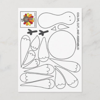 Kinder Erntedank Postkarte