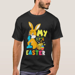 Kinder Erste glückliche Osterfeiertage Bunny Egg B T-Shirt