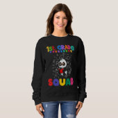 Kinder Erste Klasse Squad Panda Bären Elementarsch Sweatshirt (Vorne ganz)